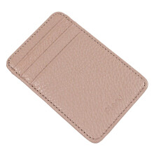 Card Holder Multi-Slot Card Holder PU Leather Pocket-gray pink