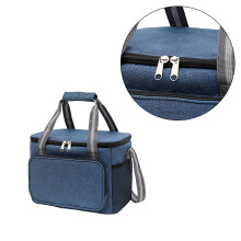 Lunch Bag Tote Bag Leakproof Bento Bag for Women Men-Navy blue