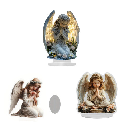 Statue d'ange gardien, Figurines d'ange de guérison-Modèle B33 1