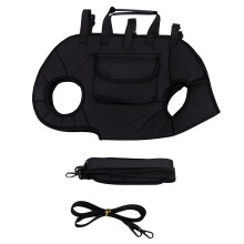 Katzen-Handtaschen-Reisetasche mit ausziehbaren-S Schwarz
