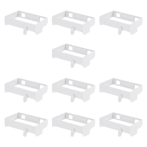 Porte-poubelles pliables, peu encombrants, assemblage-Blanc