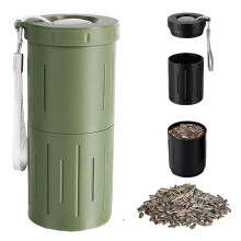 Helianthus Nut Shelling Cup Accessoires de collations-Vert