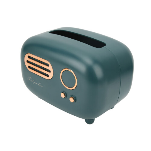 Radio-Taschentuchbox im nordischen Stil, 2
