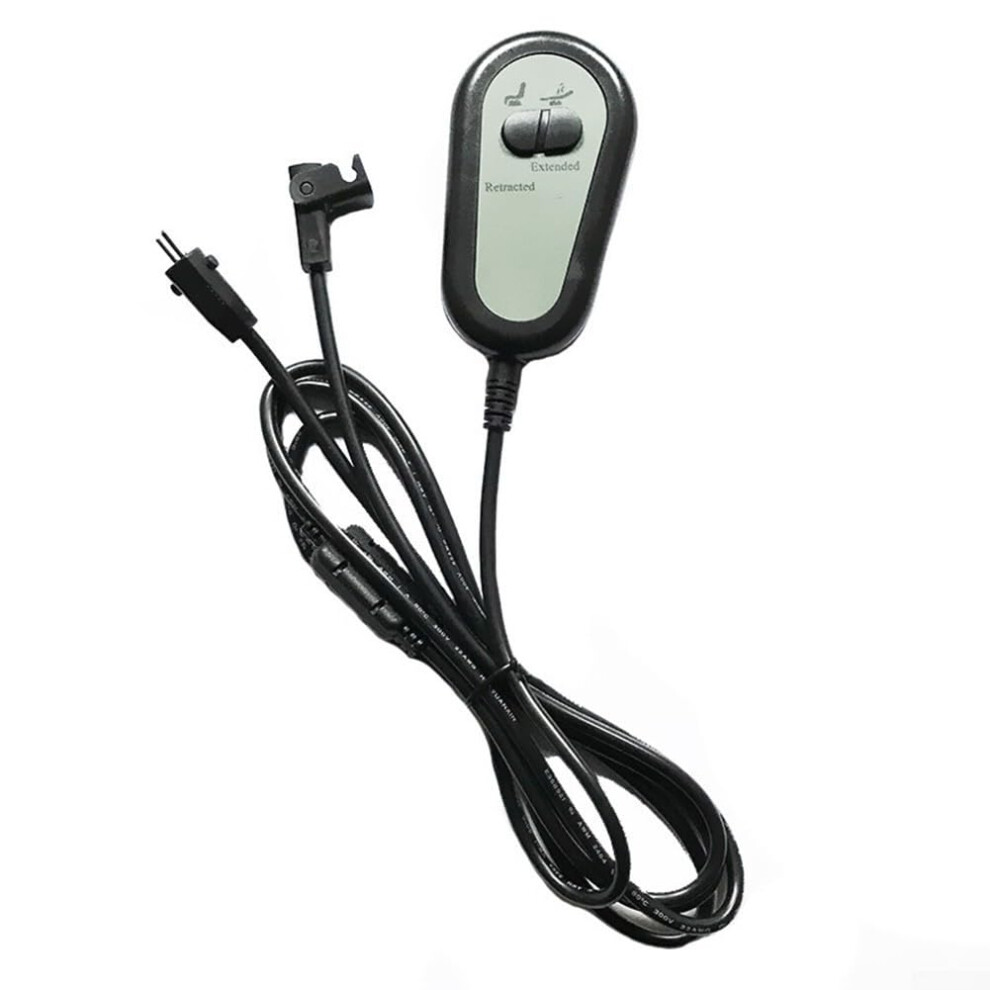 5Pin Dualbutton Remote Manual Switch Controller For Electric Recliner, 2M Wire, 22 Awg 4Core, Abs Material 9323874391489