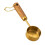 Wooden Handle 14ML Mini Spoon Measuring Cup for-gold plated 1