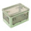 Folding Storage Basket, Collapsible Storage Bin with Removable Wheels, Stackable Closet Organizer Featuring Side Handles and 5-Side Access, Plastic Mu 6
