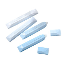 Set van 4 herpositioneerbare plakbandrollers 6 mm-gradiënt blauw