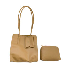 Fashion Armpit Bag Large Capacity PU Shoulder Bag for-Khaki