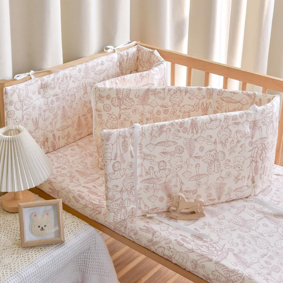 (150*28cm, C10) Cot Side Protectors Cot Liner Protecting for Baby Bed Child Bed Guard Toddler Bed Guard Toddler Bed Rail Cot Liner Breat