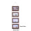 Hanging Picture Frames Collage Wall-Wood color 4