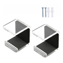 1 Pair Hockey Stick Display Scratch Protective Adjustable-Clear