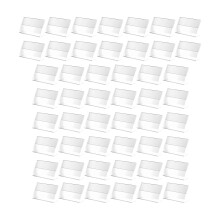 Clear Acrylic Card Stands Set Of 50 Great For Gatherings And