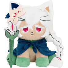 Cookie-Run Kingdom Decorative Ornament White Lily Cookie Cushion Doll Premium Stuffing, Huggable Car Decor Stress