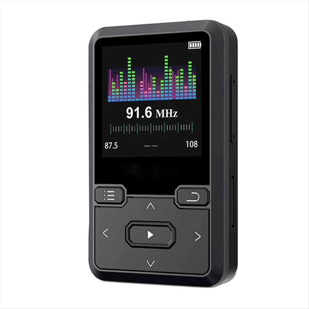 Protable Music Player Pedometer Fm Back Clip Sports Mp3 Hifi Lossless Sound Bt5.0 1.44 Inch Player-32G 4851702394609