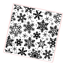 Snowflake Textured Embossing Folder Embossing Templates Stencils