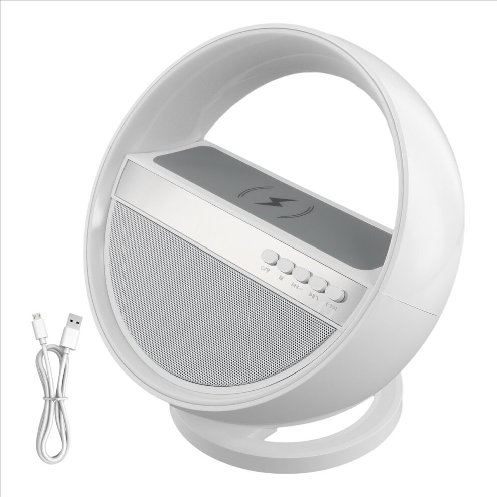G5 Bluetooth Speaker With Intelligent Wireless Fast Charging Colorful Rgb Wake Up Usb Stage Bedside Ambient Light 4851702399871