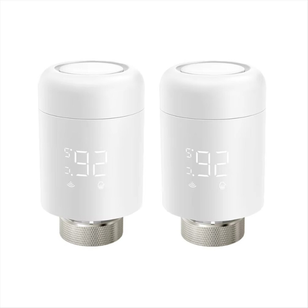 2Pcs Zigbee Trv Radiator Actuator Valve Thermostatic Temperature Controller For Home 4851971825545