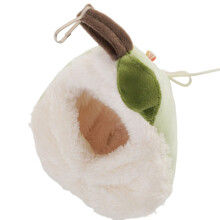 Small Pet Bed Cartoon Plush Cave Winter Warm Habitat Sleep Nest