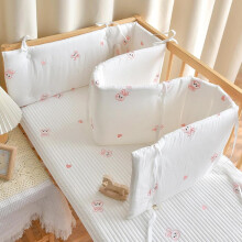 (150*28cm, C5) Cot Side Protectors Cot Liner Protecting for Baby Bed Child Bed Guard Toddler Bed Guard Toddler Bed Rail Cot Liner Breat
