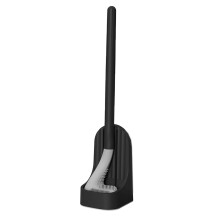 Juego de cepillos para inodoro Golf para una limpieza profunda de 360, cerdas de silicona flexibles, almacenamiento de secado rápido, montaje en