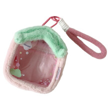 Hangende pop-supervisor Cartoon pluche stof PVC constructie-Roze