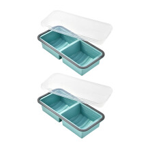 Set of 2 Multifunctional Silicone Dessert Molds Suitable for-B