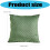 Soft Velours Pillow Protectors Bean Shape Throw-White 3