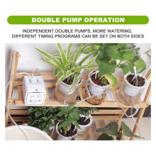 WIFI Smart Watering Device Double Pump Timed Automatic Drip Irrigation System APP Control for Garden Plant Flower(20)