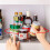 Lazy Susan Organizer, Αντιολισθητικό Περιστρεφόμενο Πικάπ, Διαφανές Lazy Susan, Περιστρεφόμενο 1