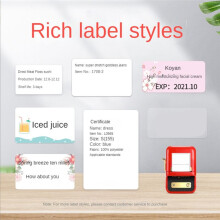 B21 Barcode Label Maker Wireless Thermal Printer for Office Commercial Pocket Mini Bluetooth with Label,Green