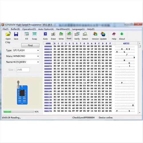 EZP2010V High Speed SPI FLASH Driverless Programmer 24/25/93Bios Burning Multi-Function Convenient Offline Duplicator 1