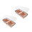 2PCS Reusable Silicone Ice Molds with Cover Multiple-salmon red 1