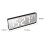 Multifunctional Electronic Clock Simple Big Screen Alarm Bedside Clock,E 9