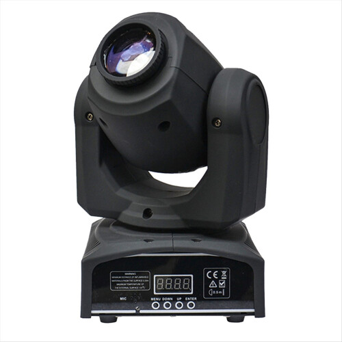Spotlight Moving Head 60W LED Source Stage Lighting for Party Disco Performance Bar Event Dance Wedding Event-EU Plug 2