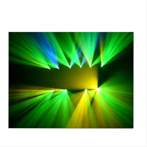 Spotlight Moving Head 60W LED Source Stage Lighting for Party Disco Performance Bar Event Dance Wedding Event-EU Plug 1