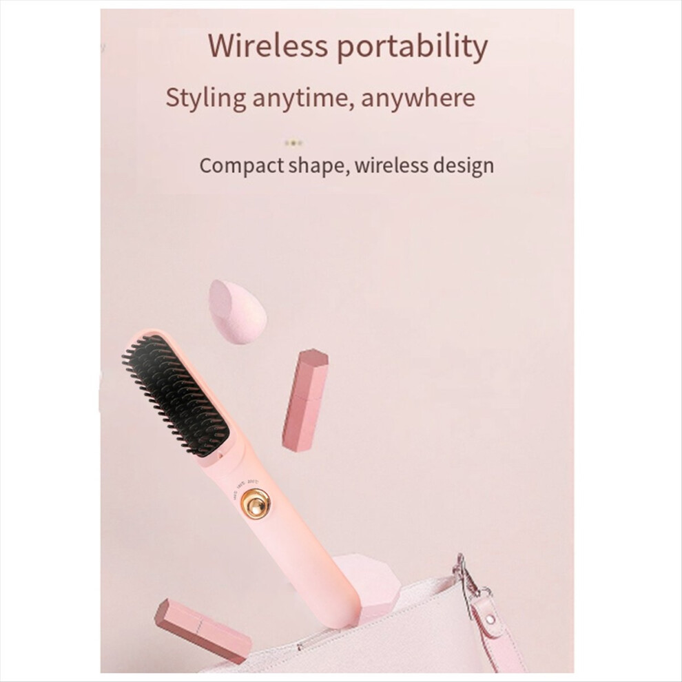 Exogio Hair Straightening Brush Negative Ion Straightener Heating Comb Multifunctional Curler Iron Stying Eu Plug