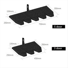 Microphone Isolation Shield High Density Absorbent Foam to Filter Vocal,Top Enclosed Foldable Soundproof Cover, 3Door