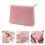 Small Makeup Brush Pouch Cosmetic Bag Organizer Bag-Gray 3