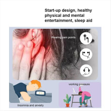 Sound Box Bone Conduction Wireless Bluetooth Speaker Stereo Under Pillow White Noise Improve Sleep Use Black
