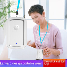 Call Button Pager Wireless 5 Gear Door Bells 300M for /Elderly/Patient/Disabled/Pregnant Woman EU Plug
