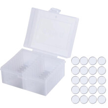 Adjustable Plastic Coin Box for Easy Portability and Display
