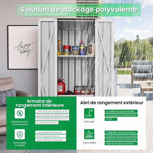 YODOLLA Abri de Jardin Métal 1