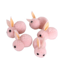 Pinces à cheveux élégantes en peluche avec motif lapin. Accessoires décoratifs pour cheveux. Joli design lapin. Barrettes élégantes, légères