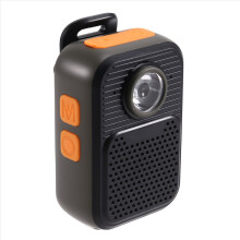 Portable Plug-in Card Bluetooth Speaker Outdoor Three-Proof Magnetic Suction Back Clip Can Play Calls Without Loss