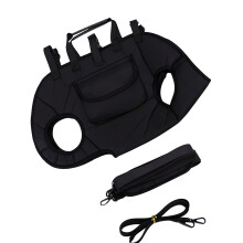 Outdoor Cats Carrying Bag, Breathable Spacious Bag Pet-M Black