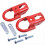 2PCS Front Towing Hook Red New for 2015-2019 FL3Z1 10