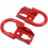 2PCS Front Towing Hook Red New for 2015-2019 FL3Z1 11