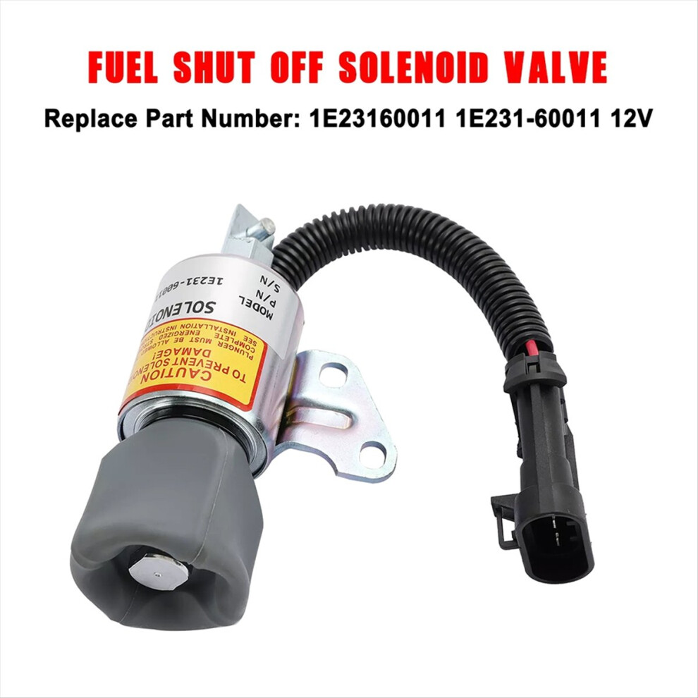 Sa-4899-12 1E231-60011 Shutoff Solenoid 12V For B1 4851741329662