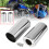 1 Pair Chrome Motorcycle Front Fork Shock Slider C 6