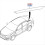 878502T000 Car Rear Left Quarter Panel Chrome Mold 10